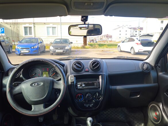 2013 Lada (ВАЗ) Granta I, красный, 320000 рублей - вид 10