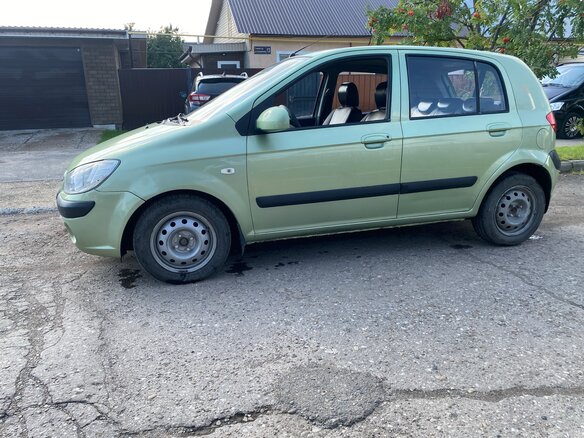 2007 Hyundai Getz I Рестайлинг, зелёный, 350000 рублей - вид 1
