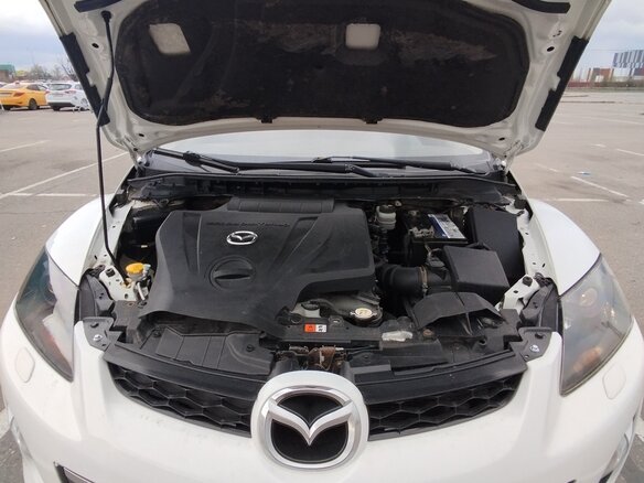 2010 Mazda CX-7 I Рестайлинг, белый, 799000 рублей - вид 9