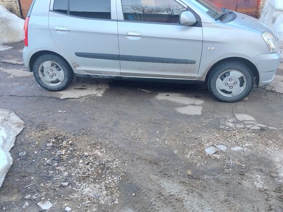2005 Kia Picanto I, серебристый, 500000 рублей - вид 1
