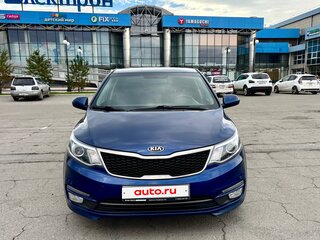 2016 Kia Rio III Рестайлинг, синий, 1100000 рублей, вид 3