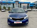 2016 Kia Rio III Рестайлинг, синий, 1100000 рублей - вид 2