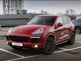 2015 Porsche Cayenne S II Рестайлинг (958), красный, 3750000 рублей, вид 2