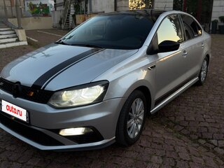 2016 Volkswagen Polo V Рестайлинг, серебристый, 1150000 рублей, вид 1