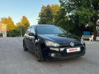 2012 Volkswagen Golf VI, чёрный, 550000 рублей, вид 2