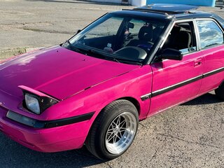 1992 Mazda 323 IV (BG), красный, 400000 рублей, вид 2