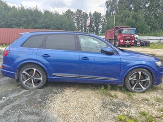 2017 Audi Q7 II (4M), синий, 3587000 рублей, вид 3