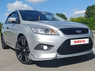 2008 Ford Focus II Рестайлинг, серебристый, 950000 рублей, вид 3