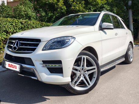 2013 Mercedes-Benz M-Класс 350 CDI III (W166), белый, 2800000 рублей, вид 2