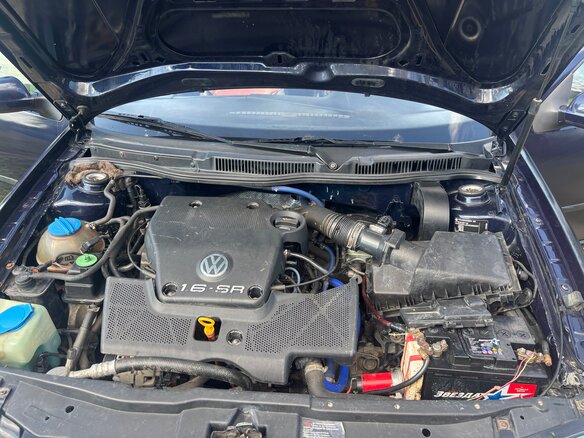 1998 Volkswagen Golf IV, синий, 320000 рублей - вид 5