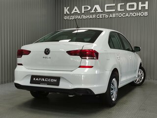 2021 Volkswagen Polo VI, белый, 1290000 рублей, вид 2