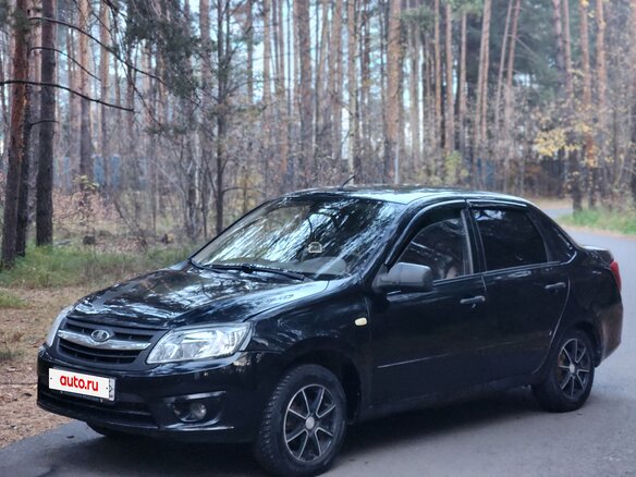 2012 Lada (ВАЗ) Granta I, чёрный, 109999 рублей - вид 2