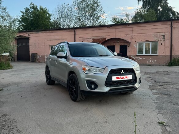 2012 Mitsubishi ASX I Рестайлинг, серебристый, 1150000 рублей - вид 7
