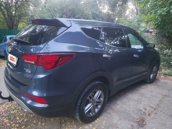 2018 Hyundai Santa Fe III Рестайлинг, серый, 1455000 рублей - вид 4