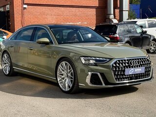 2022 Audi A8 Long 50 TFSI IV (D5) Рестайлинг, чёрный, 9600000 рублей, вид 5