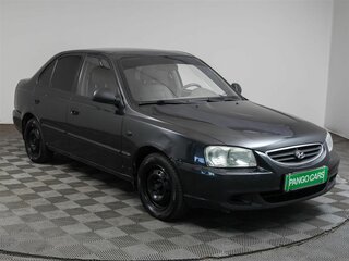 2009 Hyundai Accent ТагАЗ II, чёрный, 379000 рублей, вид 3
