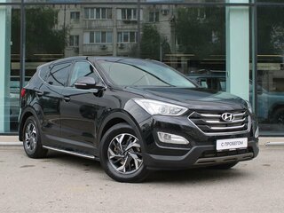 2014 Hyundai Santa Fe III, чёрный, 1610000 рублей, вид 3