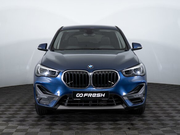 2021 BMW X1 18i sDrive II (F48) Рестайлинг, синий, 2490000 рублей - вид 2