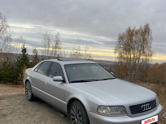 2001 Audi A8 I (D2) Рестайлинг, серый, 800000 рублей - вид 1