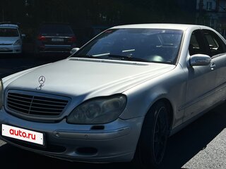 2002 Mercedes-Benz S-Класс 500 Long IV (W220), серебристый, 550000 рублей, вид 1