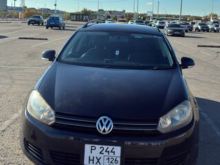 2011 Volkswagen Golf VI, чёрный, 850000 рублей, вид 1