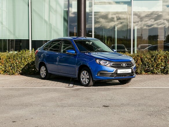 2022 Lada (ВАЗ) Granta I Рестайлинг, синий, 720000 рублей - вид 4