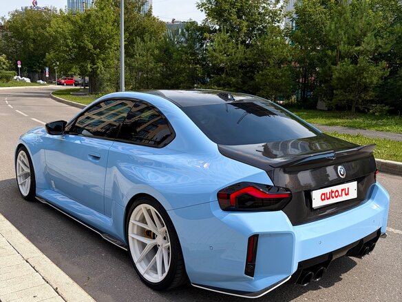2023 BMW M2 G87, синий - вид 4