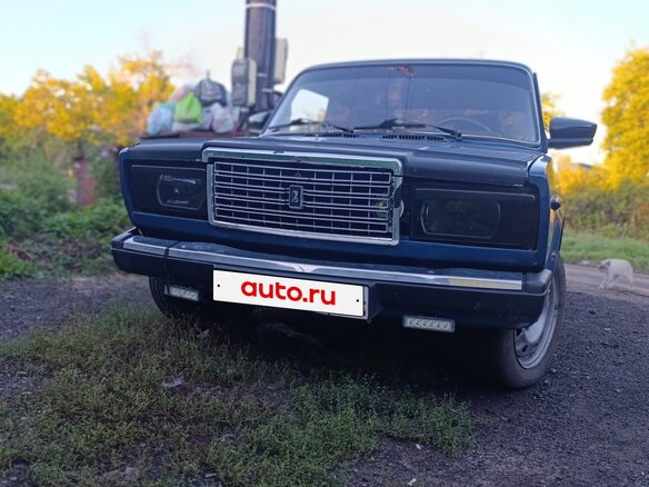 2008 Lada (ВАЗ) 2107, синий, 160000 рублей
