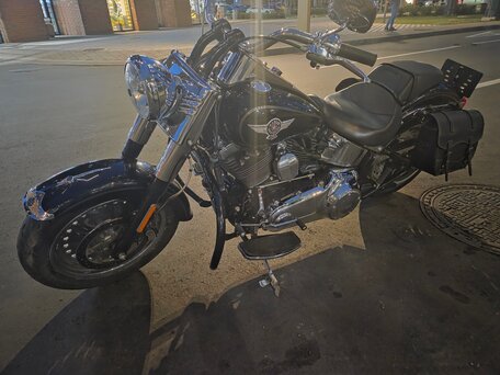 2017 Harley-Davidson Fat Boy, чёрный, 1130000 рублей, вид 1