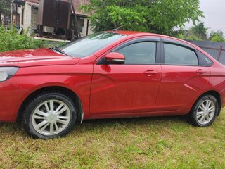 2016 Lada (ВАЗ) Vesta I, красный, 700000 рублей, вид 4