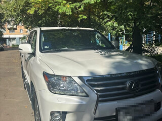 2015 Lexus LX 570 III Рестайлинг, белый, 6500000 рублей, вид 2