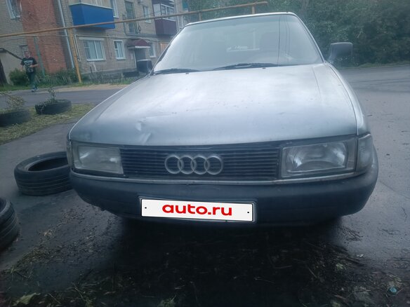 1989 Audi 80 IV (B3), серый, 110000 рублей