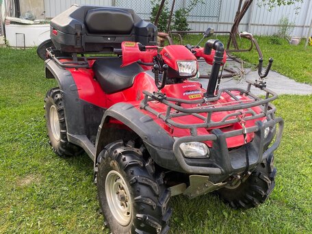 2009 Honda TRX 500 (Foreman), красный, 600000 рублей, вид 1