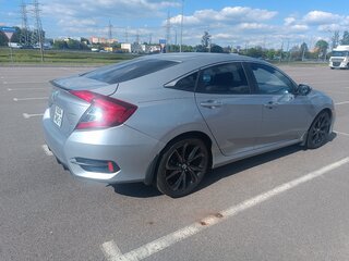 2020 Honda Civic X Рестайлинг, серебристый, 1520428 рублей, вид 3