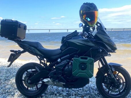 2020 Kawasaki Versys 650, зелёный, 880000 рублей, вид 3
