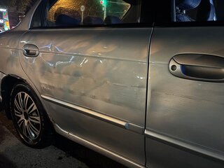 2005 Kia Spectra I Рестайлинг 2, серый, 350000 рублей, вид 5