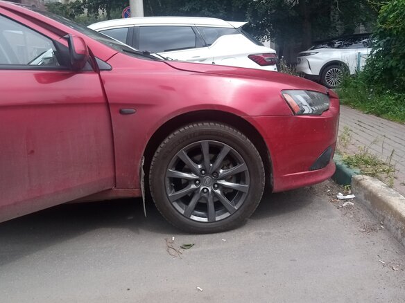 2008 Mitsubishi Lancer X, красный, 599999 рублей - вид 20