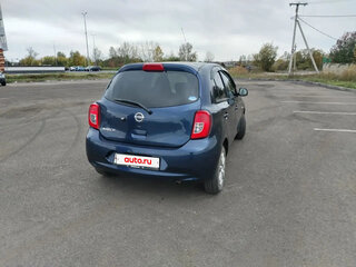 2018 Nissan March IV (K13) Рестайлинг, синий, 860000 рублей, вид 4