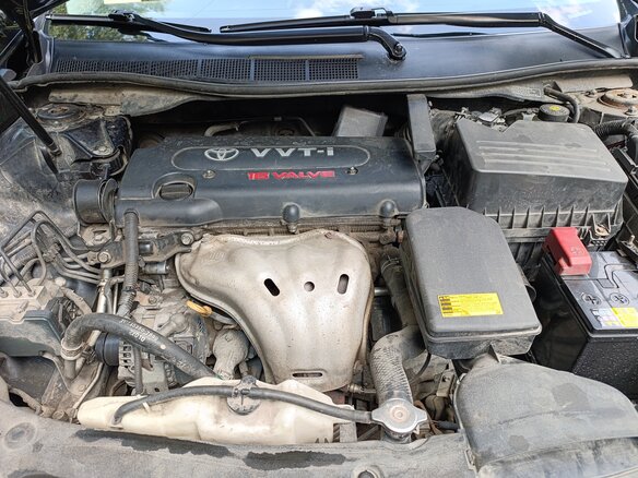 2013 Toyota Camry VII (XV50), чёрный - вид 4