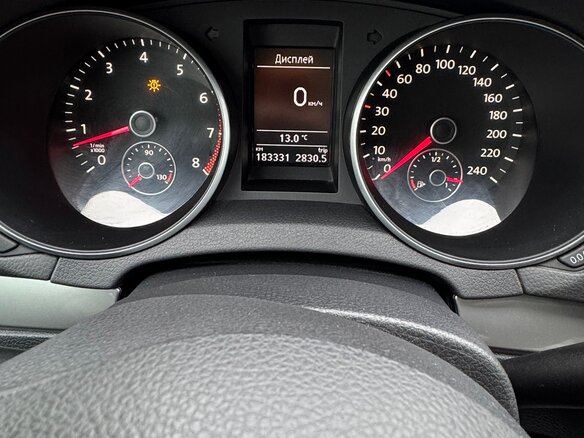2010 Volkswagen Golf VI, чёрный, 820000 рублей - вид 7