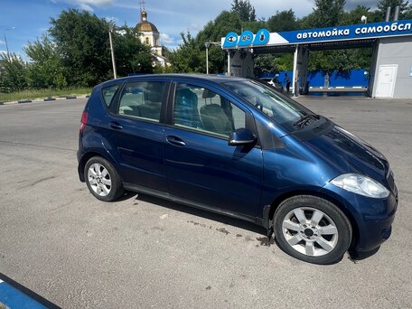 2011 Mercedes-Benz A-Класс 180 II (W169) Рестайлинг, синий, 850000 рублей, вид 2