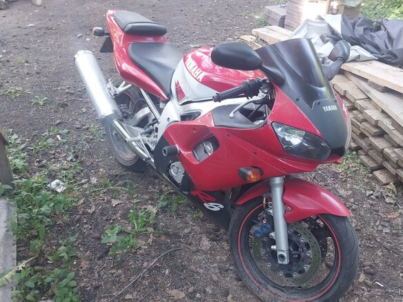 2000 Yamaha YZF-R6, красный, 420000 рублей - вид 2