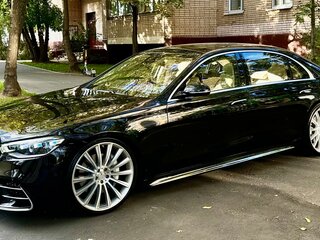 2020 Mercedes-Benz S-Класс 350 d Long 4MATIC VII (W223), чёрный, 12900000 рублей, вид 4