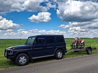 1997 Mercedes-Benz G-Класс 300 II (W463), синий, 2500000 рублей, вид 1
