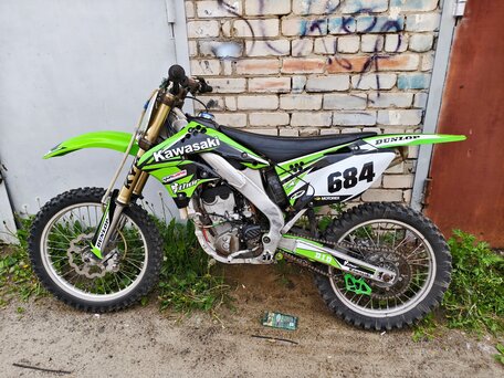2007 Kawasaki KX 250, зелёный, 220000 рублей, вид 1