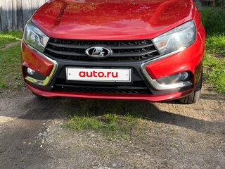 2019 Lada (ВАЗ) Vesta I, красный, 1100000 рублей, вид 3