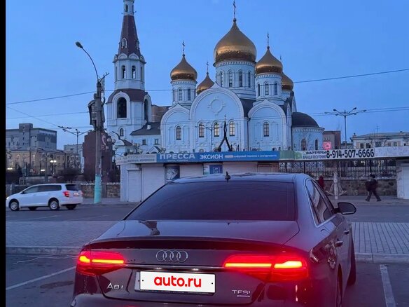 2014 Audi A8 Long III (D4) Рестайлинг, чёрный, 1600000 рублей - вид 6