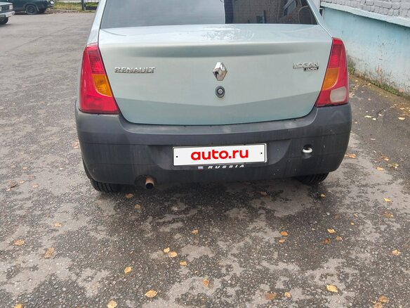 2009 Renault Logan I, зелёный, 225000 рублей - вид 3