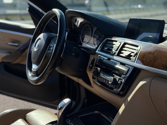 2017 BMW 4 серии Gran Coupe 430i xDrive F32/F33/F36 Рестайлинг, синий, 2500000 рублей - вид 6