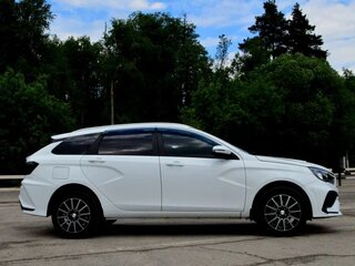2018 Lada (ВАЗ) Vesta SW I, белый, 1100000 рублей, вид 4